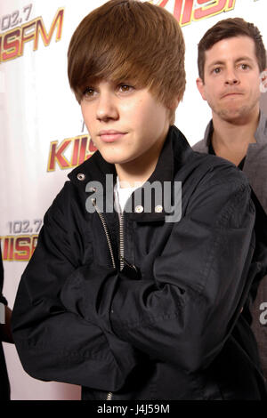 Justin Bieber arrive à la radio KIIS FM Wango Tango 2010 tapis rouge au Staples Center le 15 mai 2010 à Los Angeles, Californie. Banque D'Images