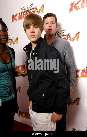 Justin Bieber arrive à la radio KIIS FM Wango Tango 2010 tapis rouge au Staples Center le 15 mai 2010 à Los Angeles, Californie. Banque D'Images