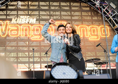 KIIS FM fonctionne à Wango Tango 2012 au Home Depot Center le 12 mai 2012 à Los Angeles, Californie. Banque D'Images