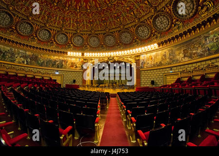 Stock Photo - intérieur de l'Athénée Roumain (Ateneul Român) concert hall à Bucarest, Roumanie Banque D'Images