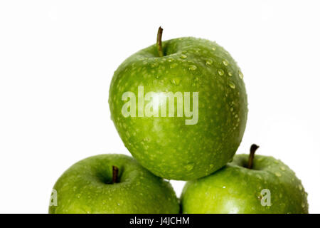 Close up de pommes vertes Banque D'Images