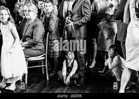 Cette photo a été prise sur le English-Scottish mariage. Banque D'Images