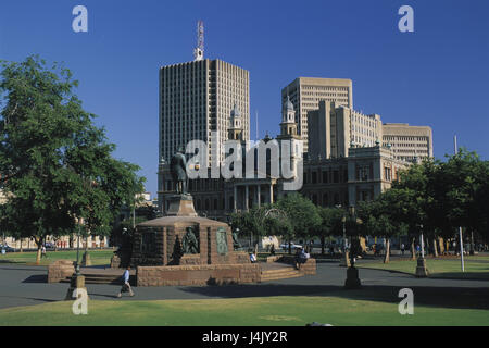 L'Afrique du Sud, province de Gauteng, Pretoria, cimetière, Paul Krüger monument, passant par RSA, Afrique, Afrique du Sud, Tshwane, capital, siège du gouvernement, la ville, place de l'Église, statue, monument, Paul Krüger, point d'intérêt, les maisons, les bâtiments, centre-ville, centre Banque D'Images