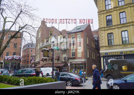 Union Oyster House à Boston - Boston, Massachusetts Banque D'Images