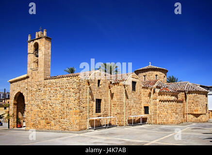 La Panagia Chrysaliniotissa (Notre Dame de l'église) lin doré, qui est célèbre pour être la plus ancienne église Byzantine à Nicosie (Lefkosia), Chypre. Banque D'Images