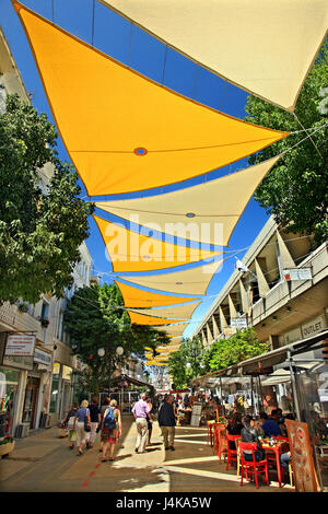 Rue Ledra, reliant les 2 côtés de Nicosie (Lefkosia) la dernière capitale divisée du monde. Banque D'Images