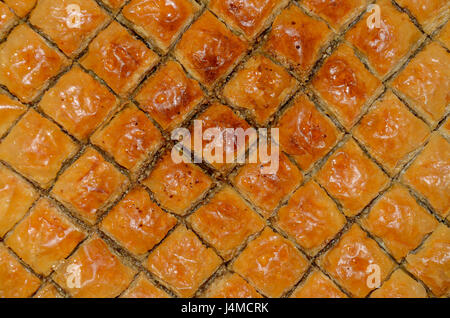 Dessert traditionnel turc - noyer les baklavas Banque D'Images