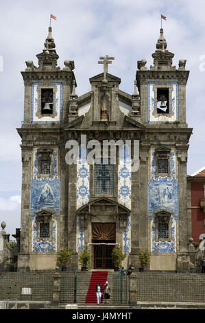 Igreja de Santo Ildefonso, église, poste, Portugal, Banque D'Images