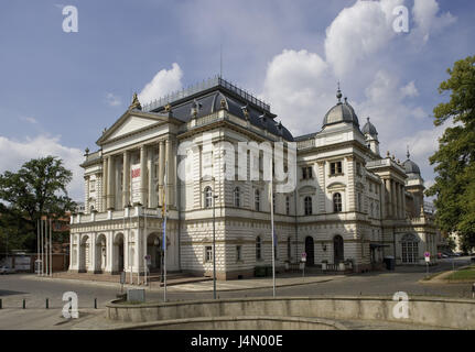 L'Allemagne, 1, Schwerin, Mecklenburg, théâtre d'état Banque D'Images