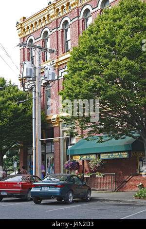 Les USA, Washington, Port Townsend, paysage urbain, Banque D'Images