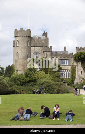 L'Irlande, Leinster, county Fingal, le château de Malahide, Banque D'Images