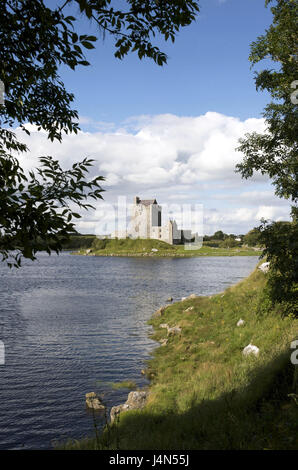 L'Irlande, Connacht, Galway county, Kinvara, Dunguaire Castle, Banque D'Images