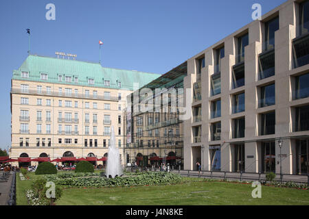 Allemagne, Berlin, Paris, place de l'hôtel Adlon, Academy of the arts, Banque D'Images