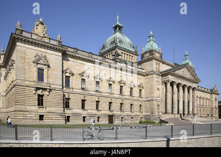 Allemagne, Saxe, Leipzig, cour administrative fédérale, Banque D'Images