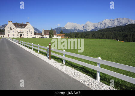 Allemagne, Bavière, Werdenfelser Land, l'hôtel 'La jante brook', Banque D'Images