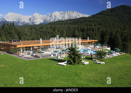 Allemagne, Bavière, Werdenfelser Land, l'hôtel 'La jante brook', bien-être, Banque D'Images