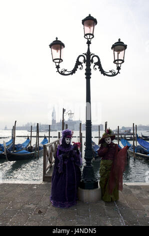 Italie, Vénétie, Venise, Carnaval de Venise, Banque D'Images
