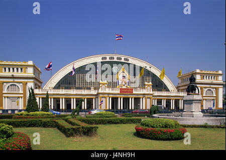 Thaïlande, Bangkok, la gare de Hualamphong, parc, Banque D'Images