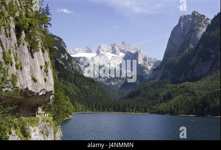 L'Autriche, chambre de sel, montagne, paysage, Gosausee Banque D'Images