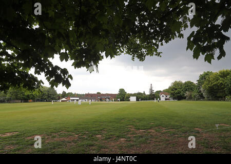 Vue générale du sol lors de Shenfield vs CC CC Hornchurch Essex Shepherd Neame, Cricket League à Chelmsford Road le 13 mai 2017 Banque D'Images