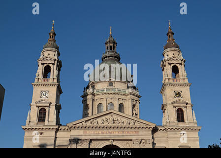 La basilique Saint-Étienne à Budapest, Hongrie. Banque D'Images