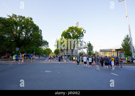 2017 Eugene Marathon Race Banque D'Images