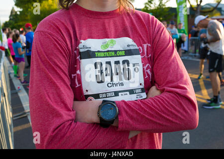 2017 Eugene Marathon Race Banque D'Images