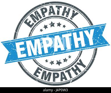 Toute l'empathie ruban grunge stamp Illustration de Vecteur