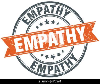 Toute l'empathie ruban grunge stamp Illustration de Vecteur