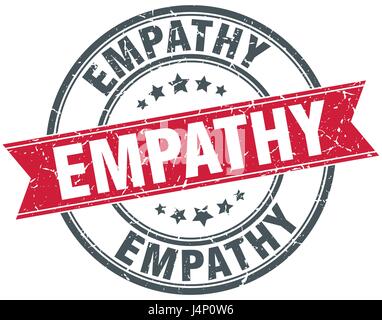 Toute l'empathie ruban grunge stamp Illustration de Vecteur