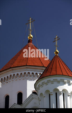 La Lituanie, Vilnius, Vieille Ville, église de la Vierge Mère, inoxydable, détail Banque D'Images