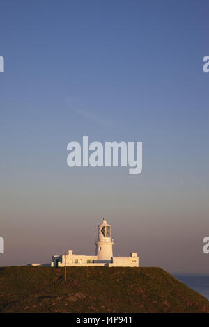 Pays de Galles, Pembrokeshire, Stumble Head Lighthouse, Banque D'Images