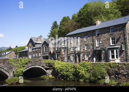 Pays de Galles, Gwynedd, parc national de Snowdonia,, de Beddgelert Banque D'Images
