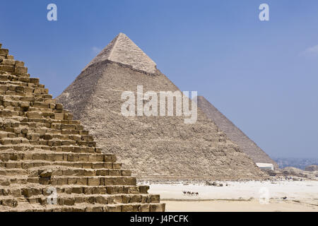 Pyramides de Gizeh, Egypte, Caire,