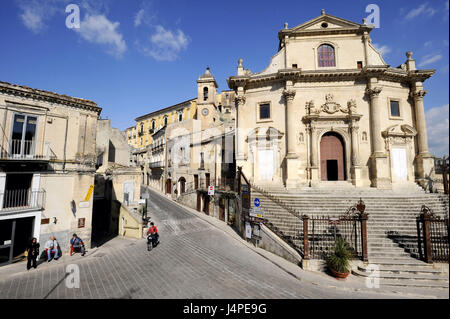 Italie, Sicile, Ragusa Ibla, Chiesa del Purgatorio, Anime Sante Banque D'Images