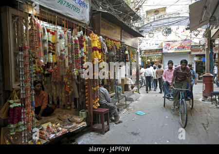 L'Inde, Delhi, Old Delhi, bazar de Chandni Chowk, Banque D'Images