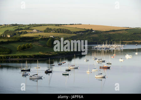 L'Irlande, Munster, comté de Cork, Kinsale, port, Banque D'Images