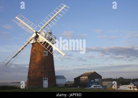 La Grande-Bretagne, l'Angleterre, l'East Anglia, Norfolk, Norfolk Broads, Horsey millions, Banque D'Images