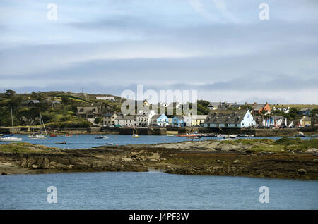 L'Irlande, Munster, comté de Cork, Mizen Head, Crookhaven, port, Banque D'Images