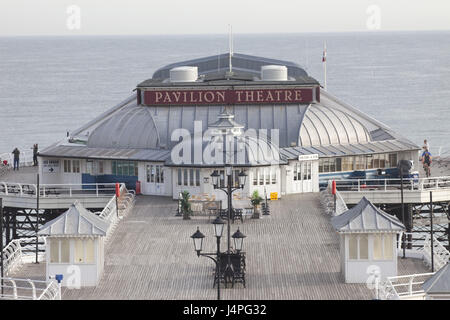 La Grande-Bretagne, l'Angleterre, l'East Anglia, Norfolk, Cromer, Pier, Pavilion Theatre, Banque D'Images