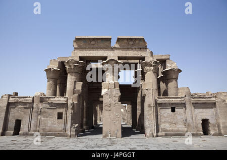 Kom Ombo, temple de Kom Ombo, l'Égypte, Banque D'Images