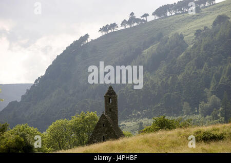 L'Irlande, Leinster, comté de Wicklow, Glendalough, cloître, pièce jointe Banque D'Images