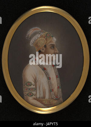 Cette peinture représente Ahmad Shah (1748) 54. Banque D'Images