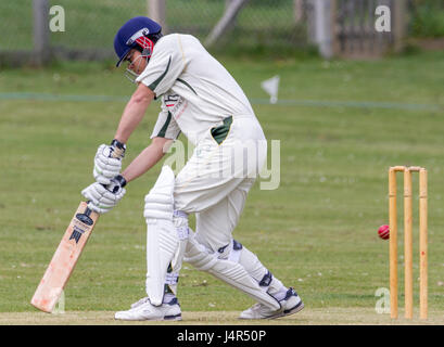 East Dean les terrains de jeu, East Sussex, Royaume-Uni. 13 mai, 2017. East Dean & Iken Cricket Club 1X1 vs Forest Row Cricket Club 1ère XI. Credit : Alan Fraser/Alamy Live News Banque D'Images