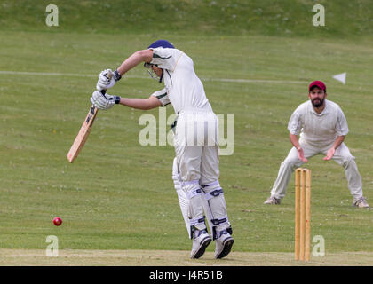 East Dean les terrains de jeu, East Sussex, Royaume-Uni. 13 mai, 2017. East Dean & Iken Cricket Club 1X1 vs Forest Row Cricket Club 1ère XI. Credit : Alan Fraser/Alamy Live News Banque D'Images