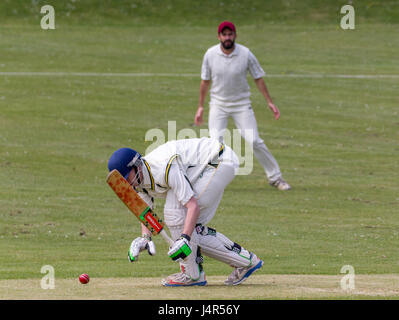 East Dean les terrains de jeu, East Sussex, Royaume-Uni. 13 mai, 2017. East Dean & Iken Cricket Club 1X1 vs Forest Row Cricket Club 1ère XI. Credit : Alan Fraser/Alamy Live News Banque D'Images