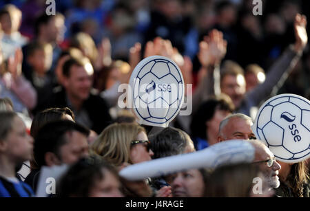 Londres, Royaume-Uni. 13 mai 2017, au stade de Wembley, Londres, Angleterre ; l'ETI Womens finale de la FA Cup, Manchester City contre Birmingham City ; les foules au stade de Wembley. © David Partridge / Alamy Live News Banque D'Images