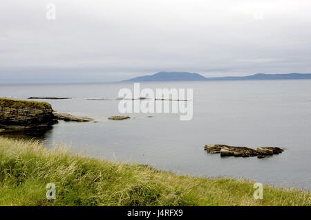 L'Irlande, Connacht, comté de Sligo, Mullaghmore Head, Donegal Bay, Banque D'Images