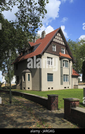 Allemagne, Duisbourg, dysenterie, Rhénanie du Nord-Westphalie, Duisburg-Friemersheim, de règlement de l'accueil officiel Bliers, villa, Banque D'Images