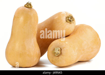 Courge musquée isolé sur fond blanc Banque D'Images